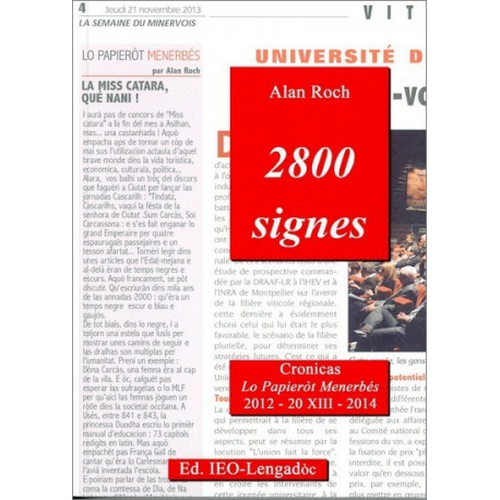 2800 signes - Alan Roch