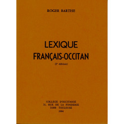 Lexique français-occitan - Roger Barthe