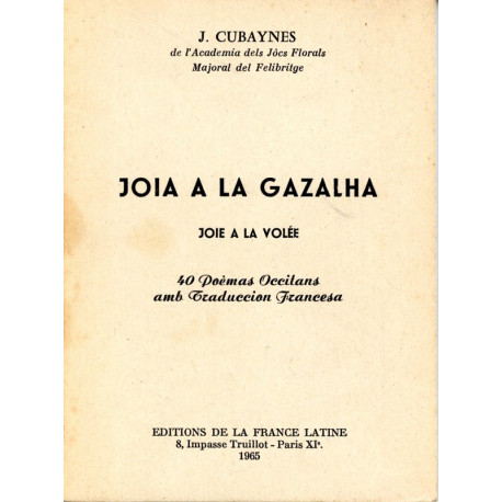 Joia a la gazalha (bil) - J. Cubaynes